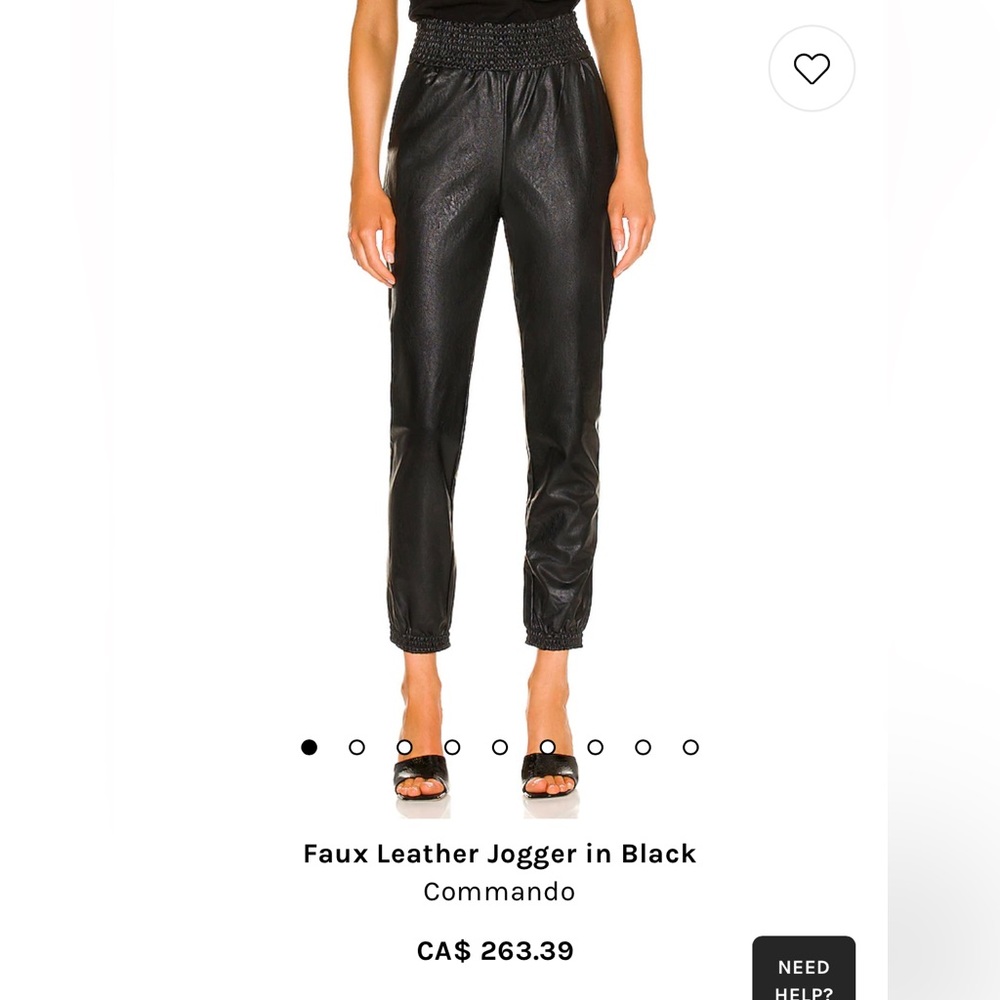 Commando Faux Leather Jogger
